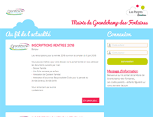 Tablet Screenshot of grandchampdesfontaines.les-parents-services.com