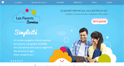 Desktop Screenshot of les-parents-services.com