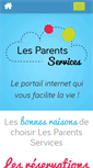 Mobile Screenshot of les-parents-services.com